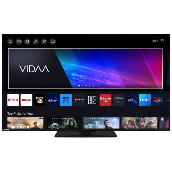 TV TOSHIBA 55' QLED 55QV3463DG SMART TV