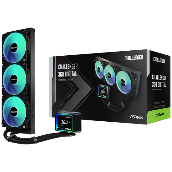 CPC ASRock Challenger 360 Digital ARGB Black