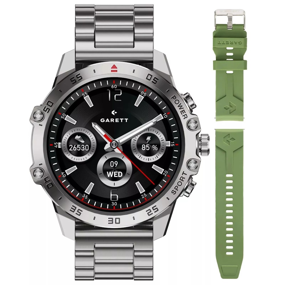 Garett Smartwatch V14 Silver Steel