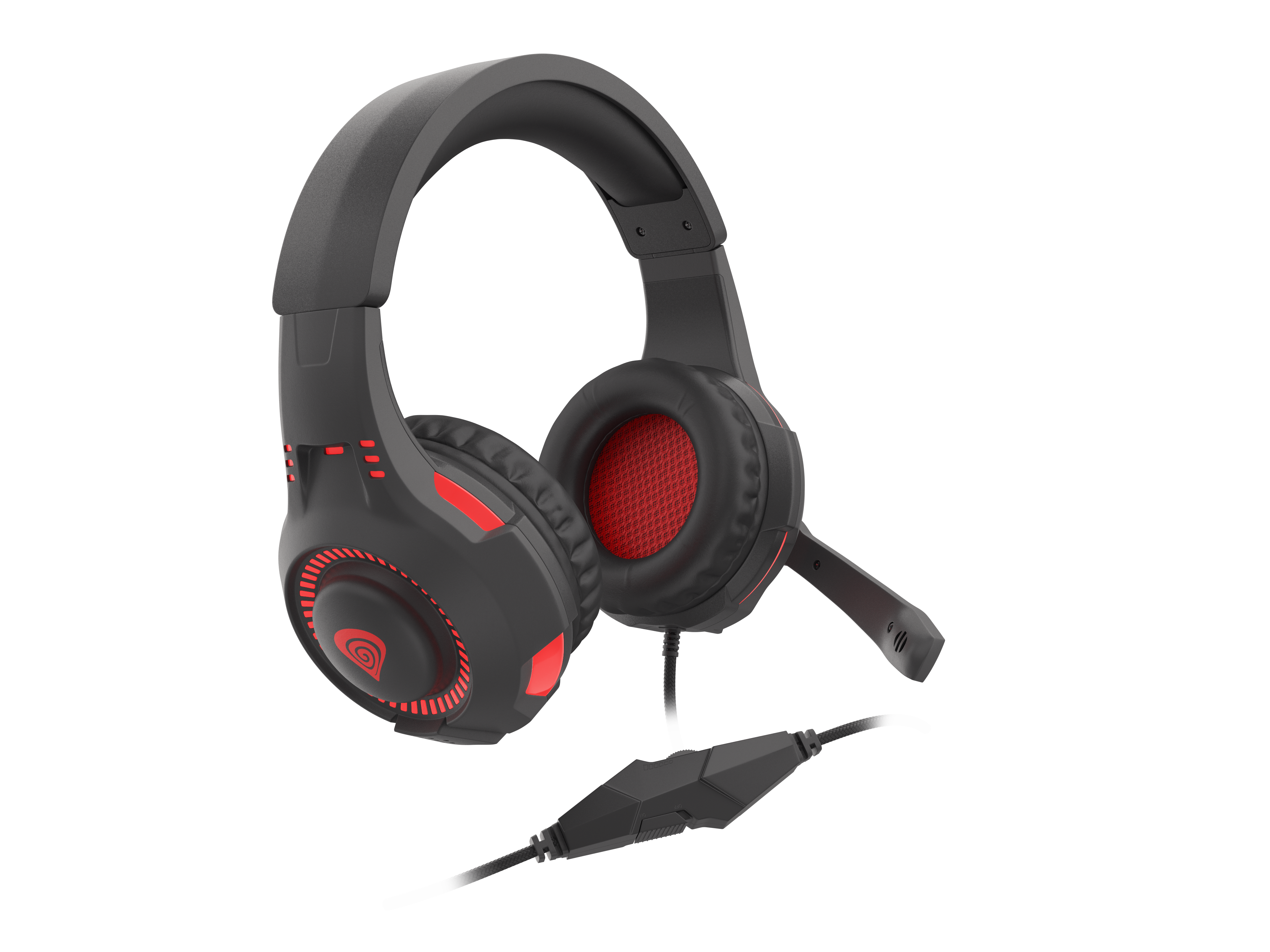 GENESIS Radon 210 Kablet Høretelefoner Sort