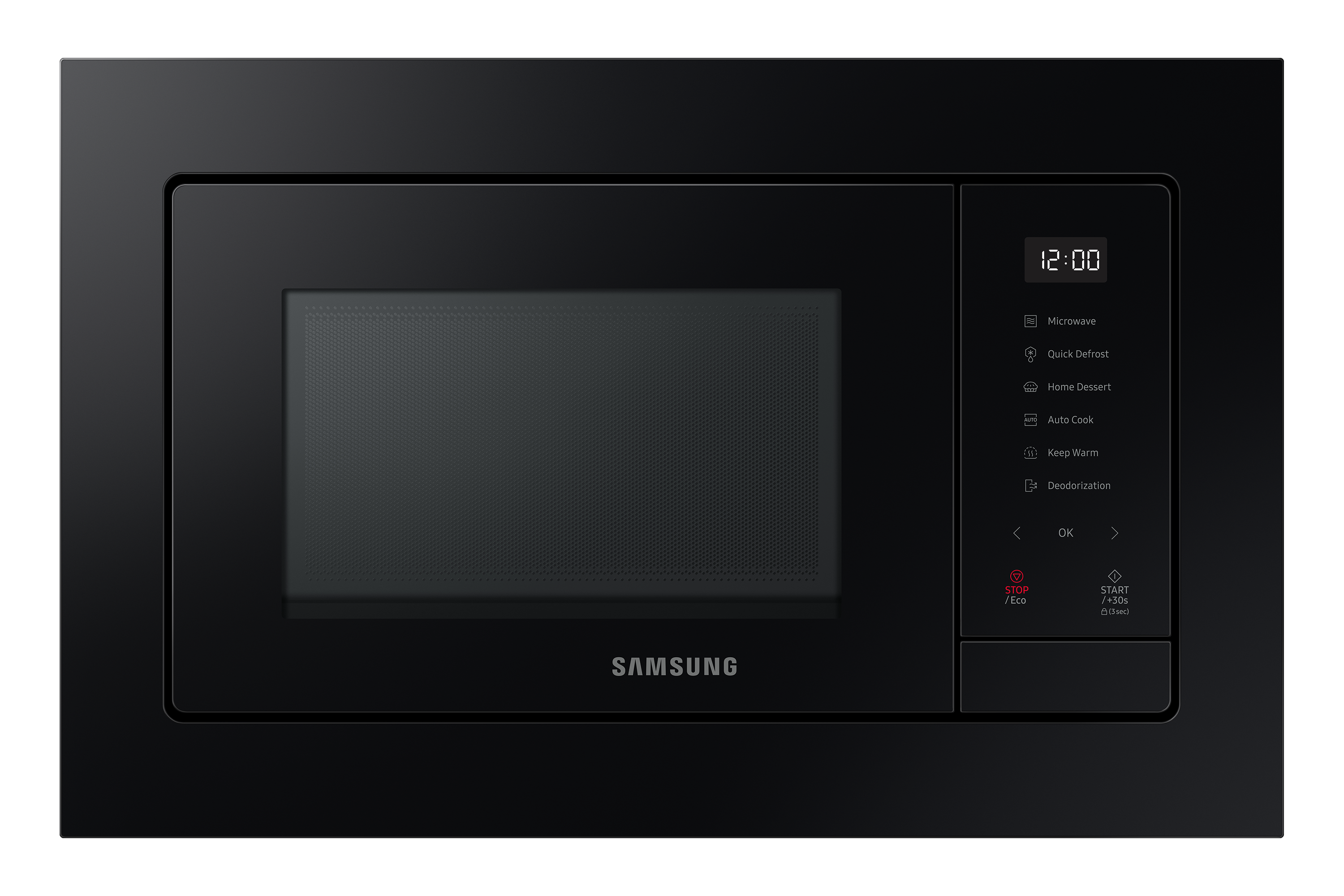 Samsung MS23A7318AK Built-in Solo microwave 23 L 1150 W Black