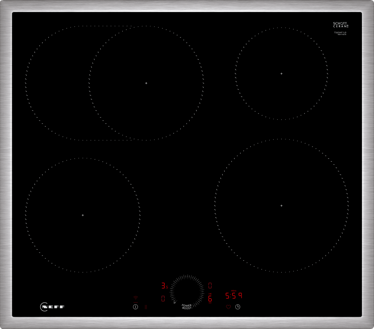 Neff T56SHF1L0 Induktionskogeplade