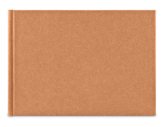 Hama Wrinkled Buchalbum 24x17 36 weiße Seiten, braun 7614