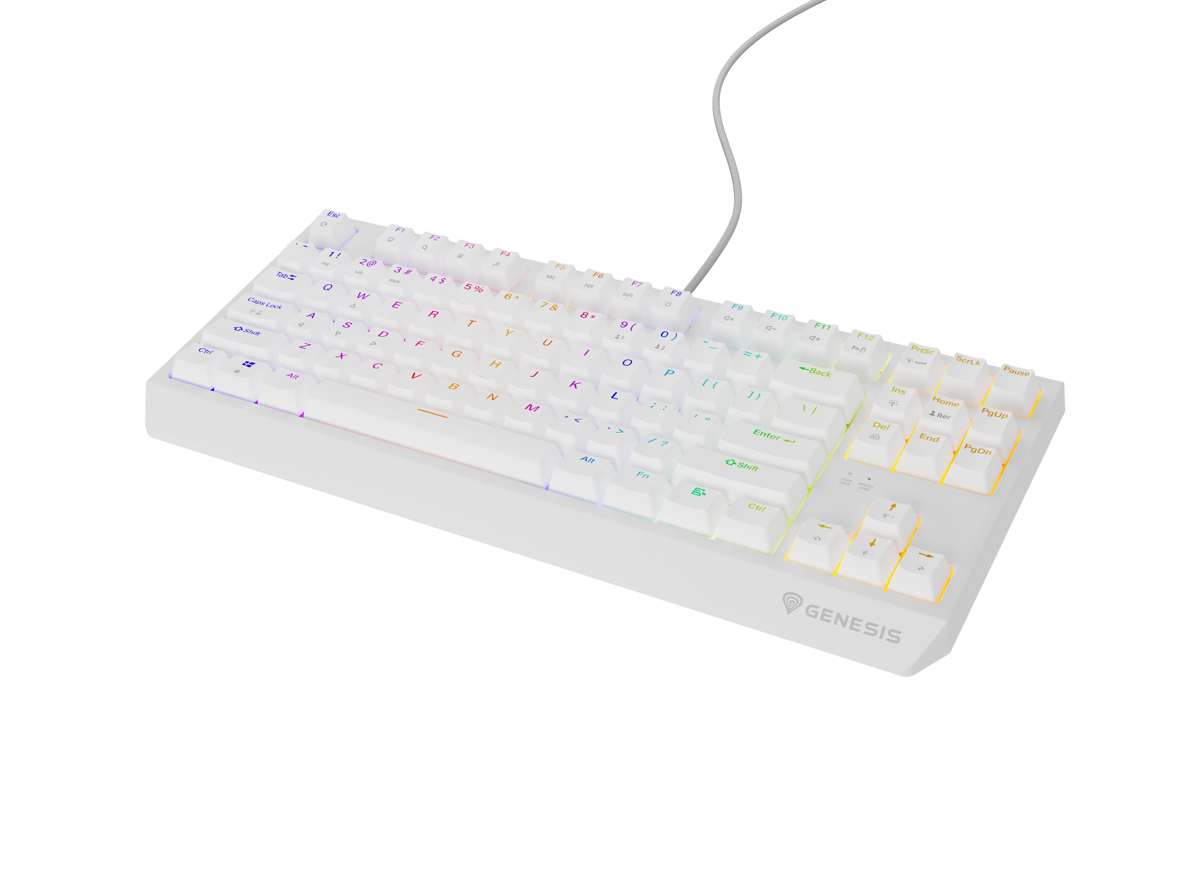 GENESIS Thor 230 TKL Tastatur Mekanisk RGB Kabel & trådløs