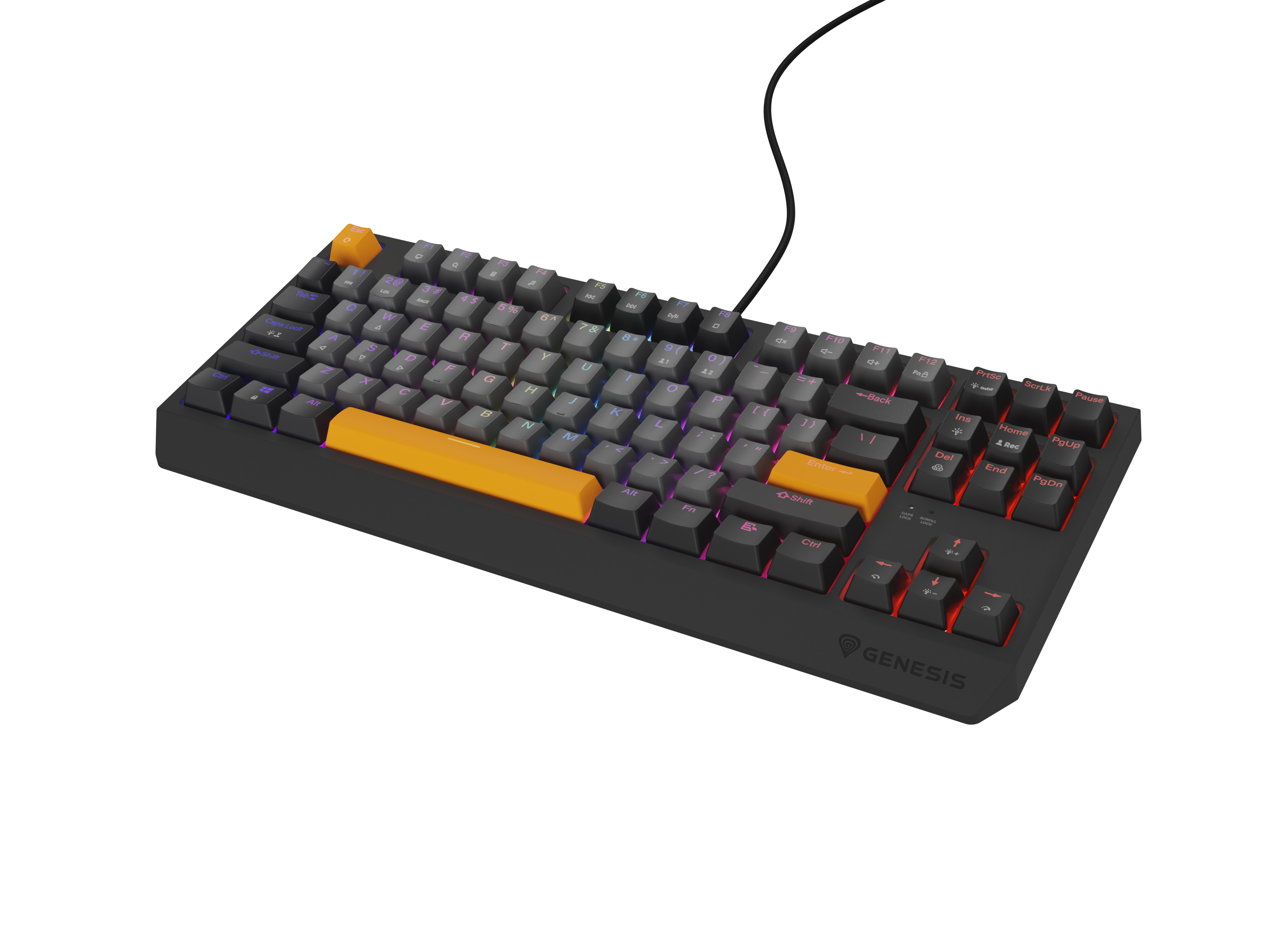 GENESIS Thor 230 TKL Tastatur Mekanisk RGB Kabel & trådløs