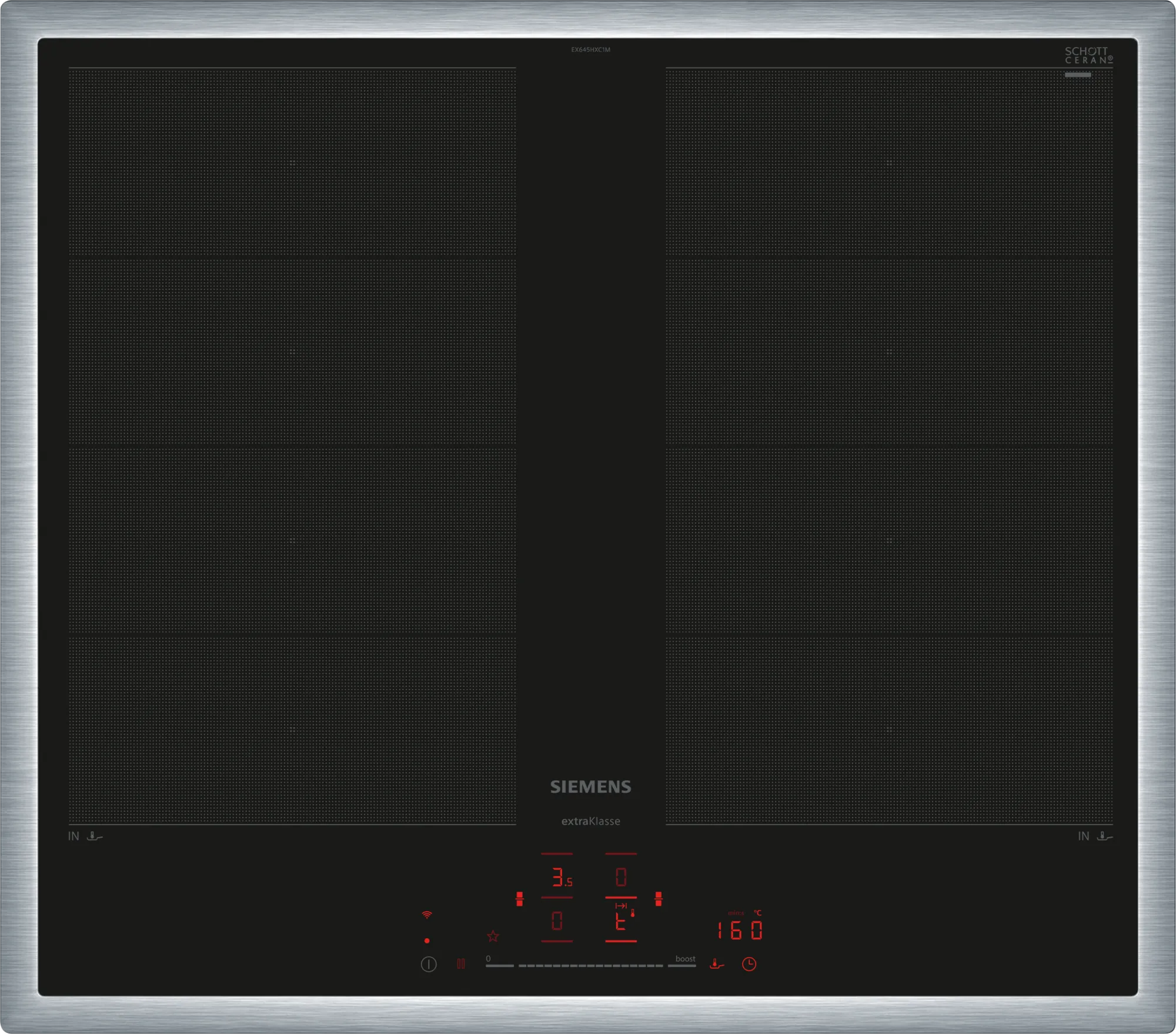 Siemens iQ700 EX645HXC1E Induktionskogeplade