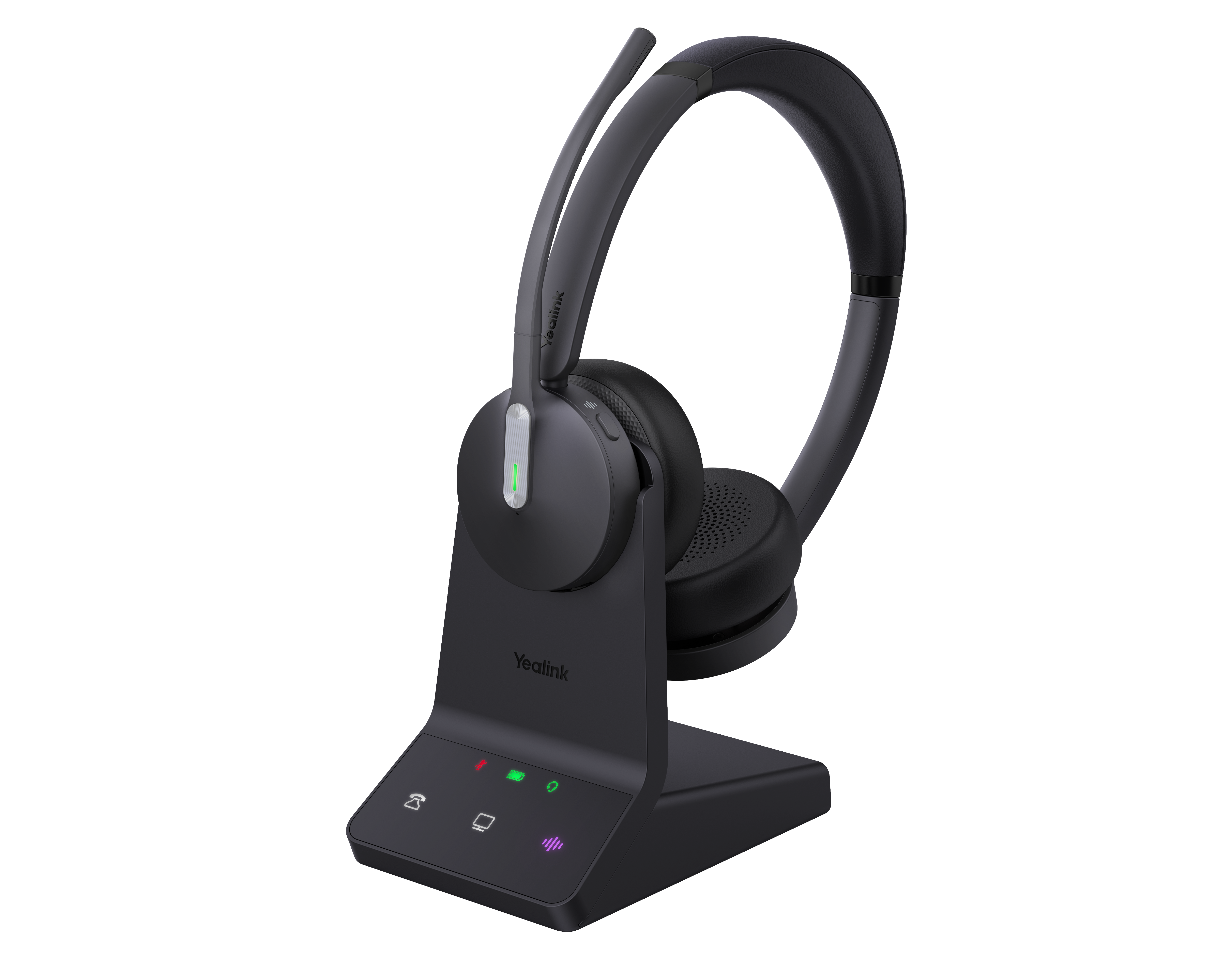 Yealink WH64 Dual UC Trådløs Hovedtelefoner Sort