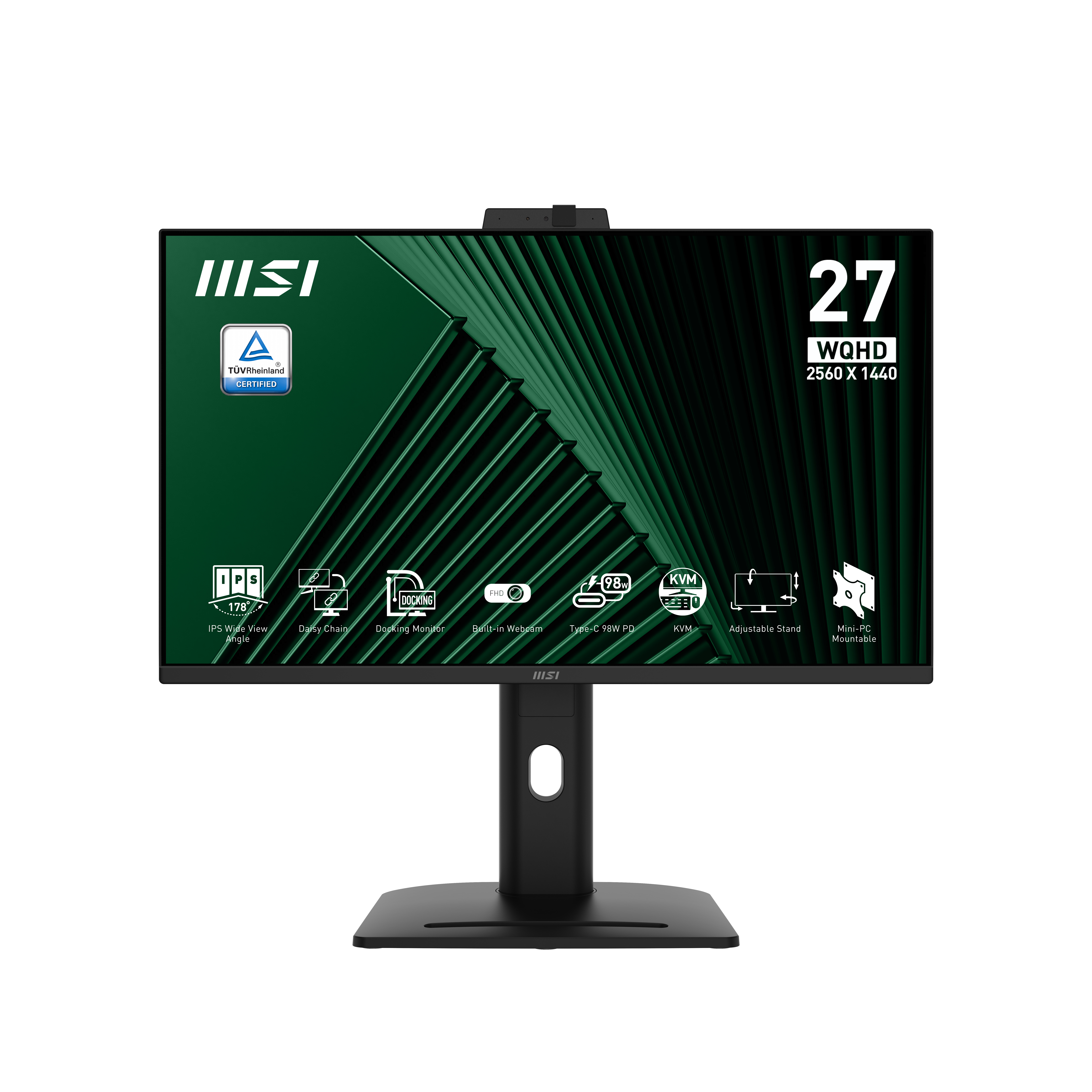 MSI PRO MP275QPDG 27' IPS 2560 x 1440 (2K) DisplayPort HDMI 100 Hz