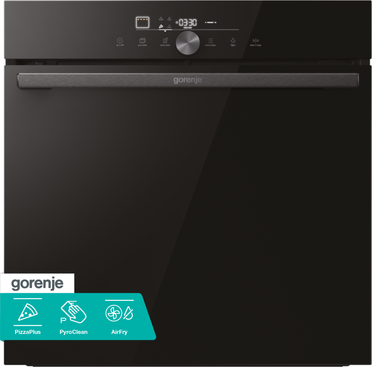 Gorenje GO66E PIZZA350C Ovn til indbygning Sort 77l