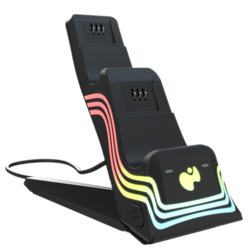 PDP Afterglow Wave Dual Charger Black Xbox