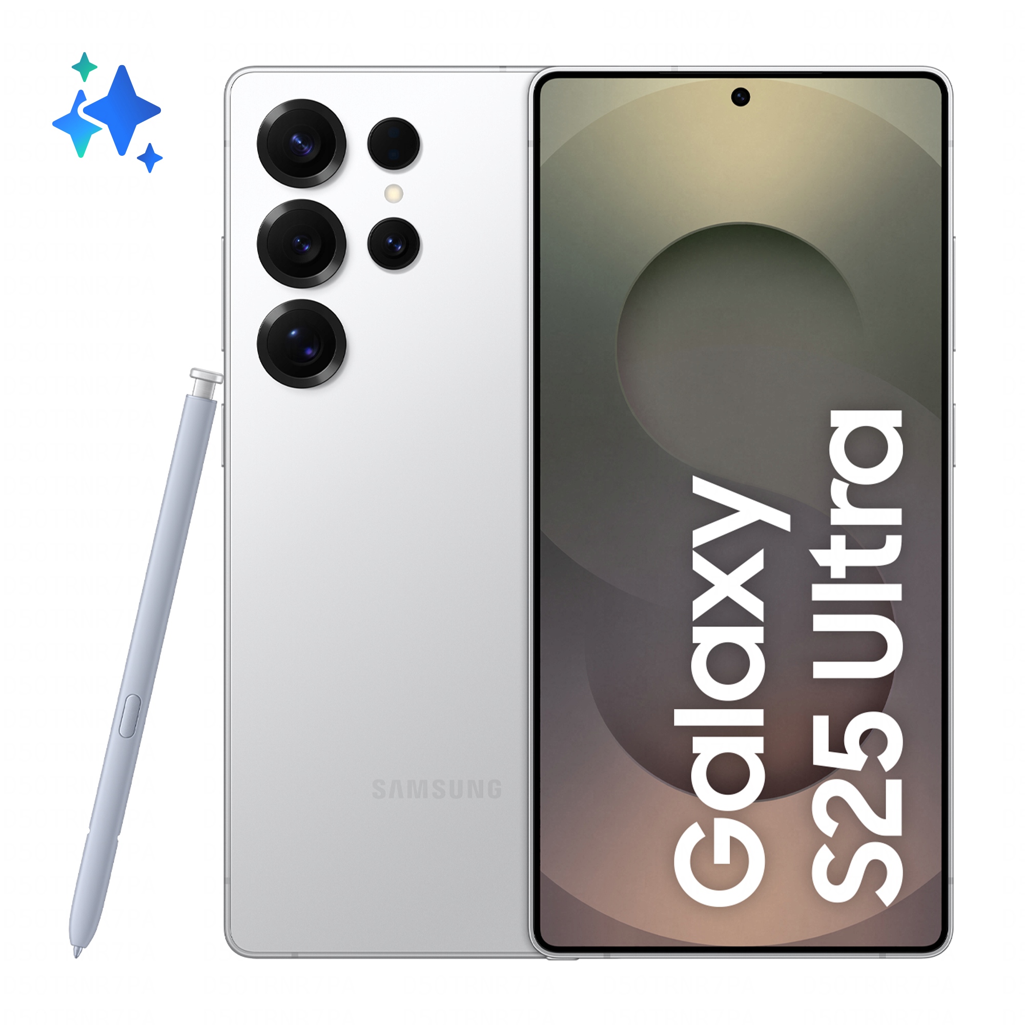 Samsung Galaxy S25 Ultra 6.9' 256GB Titanium hvid sølv