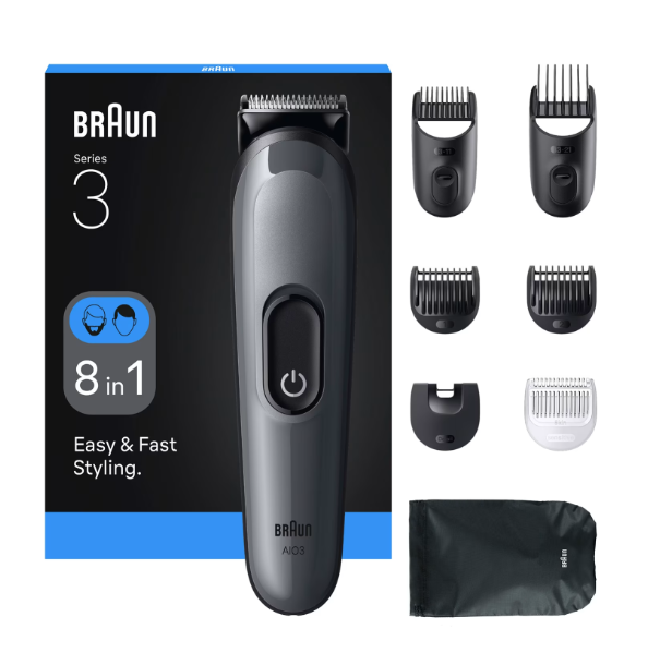 Braun AIO3540 Trimmer Sort