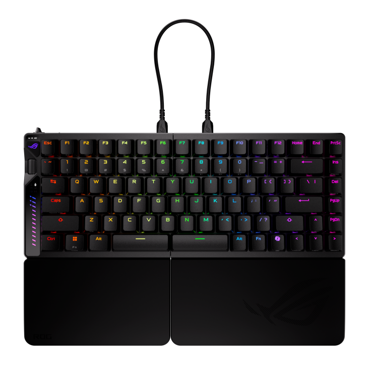 ASUS ROG Falcata Tastatur Magnetic-mechanical key switch RGB Kabel & trådløs