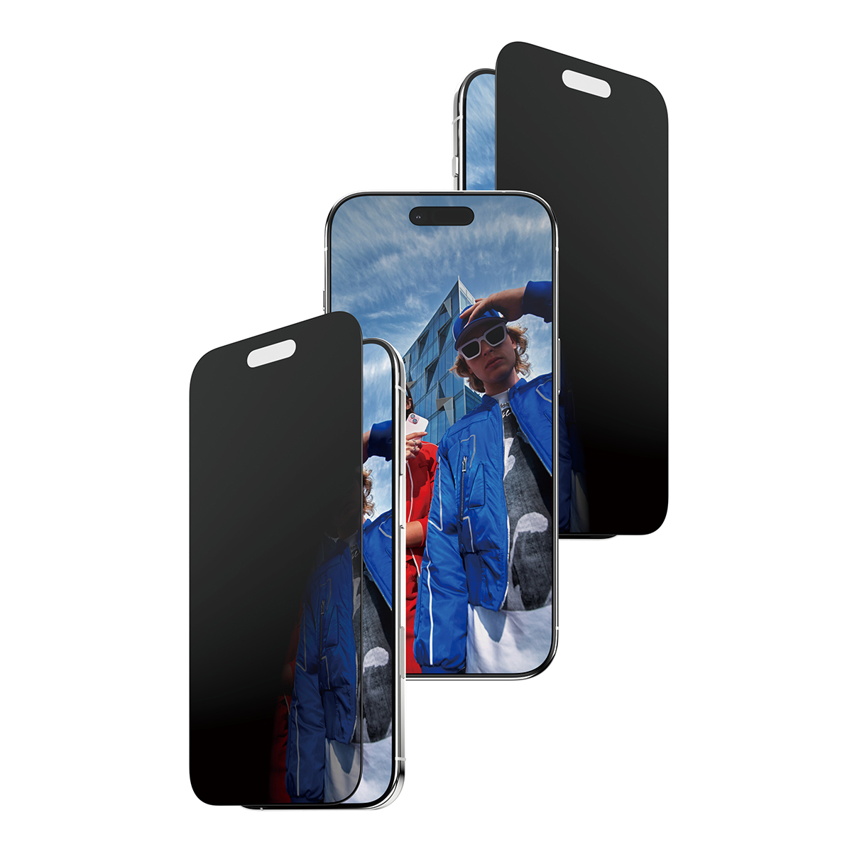 PanzerGlass Privacy Screen Protector w. Black Frame iPhone 17 Air | Ultra-Wide Fit w. Fastfit in-a-box Skærmbeskytter