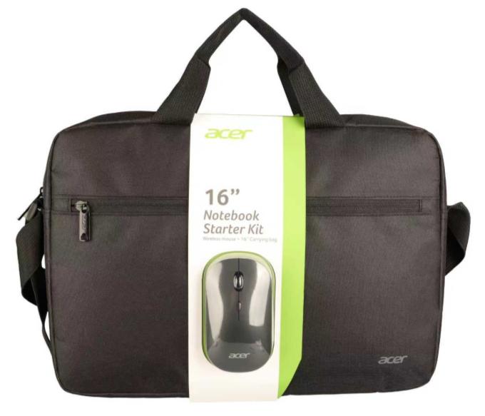Acer GP.ACC11.03V Mappe 40,6 cm (16') Polyester Sort