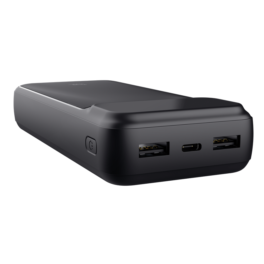 Trust 25883 Powerbank 20000mAh 20Watt 1xUSB-C 2xUSB-A Sort