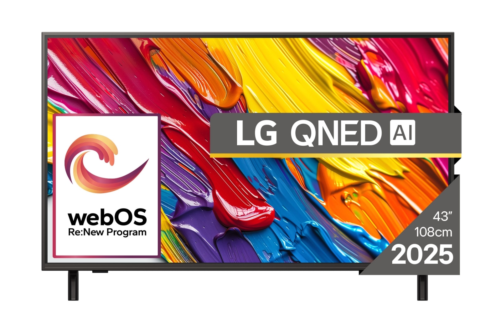 LG 43QNED84A3C TV 43' 4K Ultra HD Sort