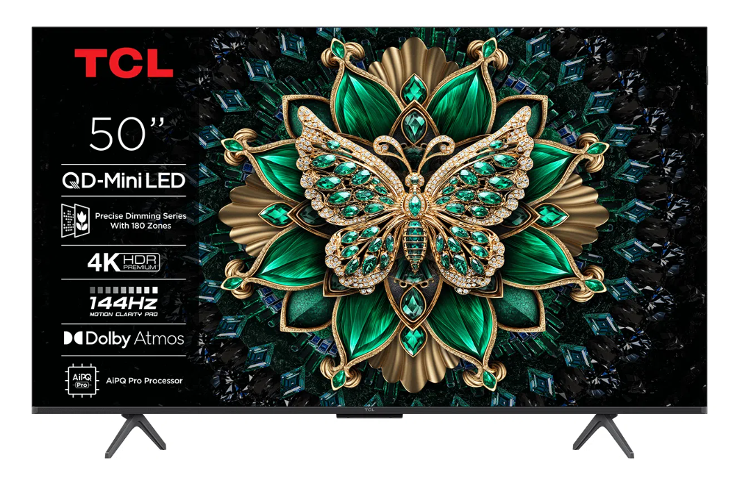 TCL 50Q6C TV 50' 4K Ultra HD Sølv