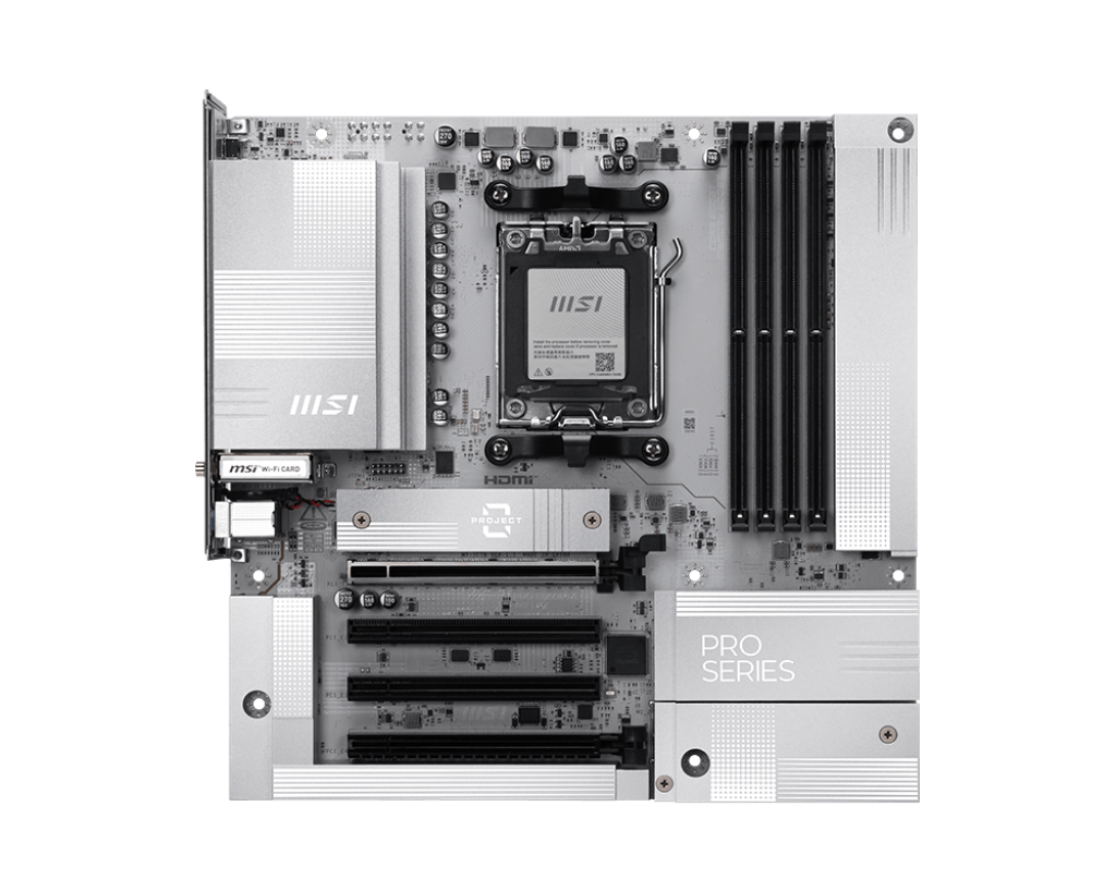 MSI AM5 PRO B850M-A WIFI PZ M-ATX micro ATX AM5 AMD B850