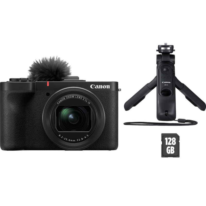 Canon PowerShot V1 Premium Vlogger Kit 23,9Megapixel Sort Digitalkamera