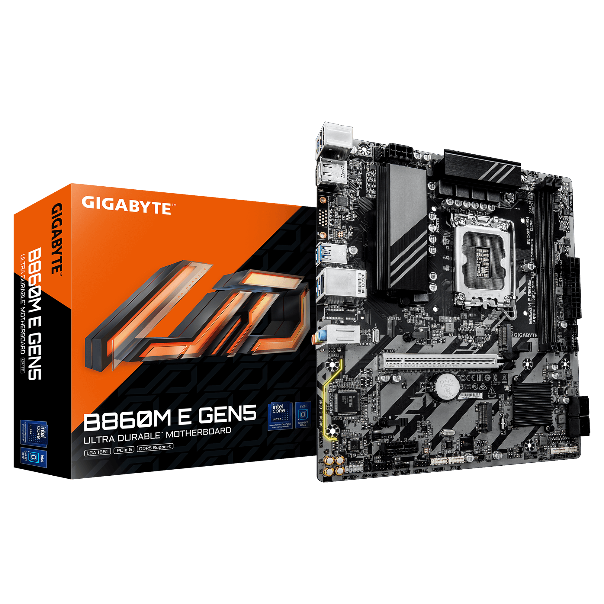 GIGABYTE B860M E GEN5 micro ATX LGA 1851 Intel B860