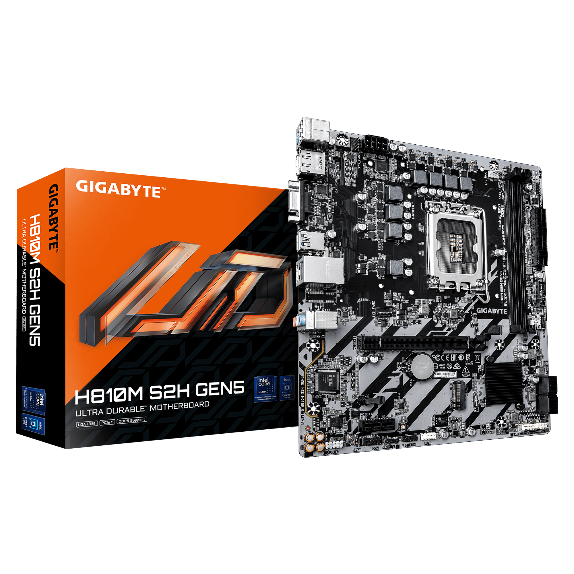 GIGABYTE H810M S2H GEN5 micro ATX LGA 1851 Intel H810