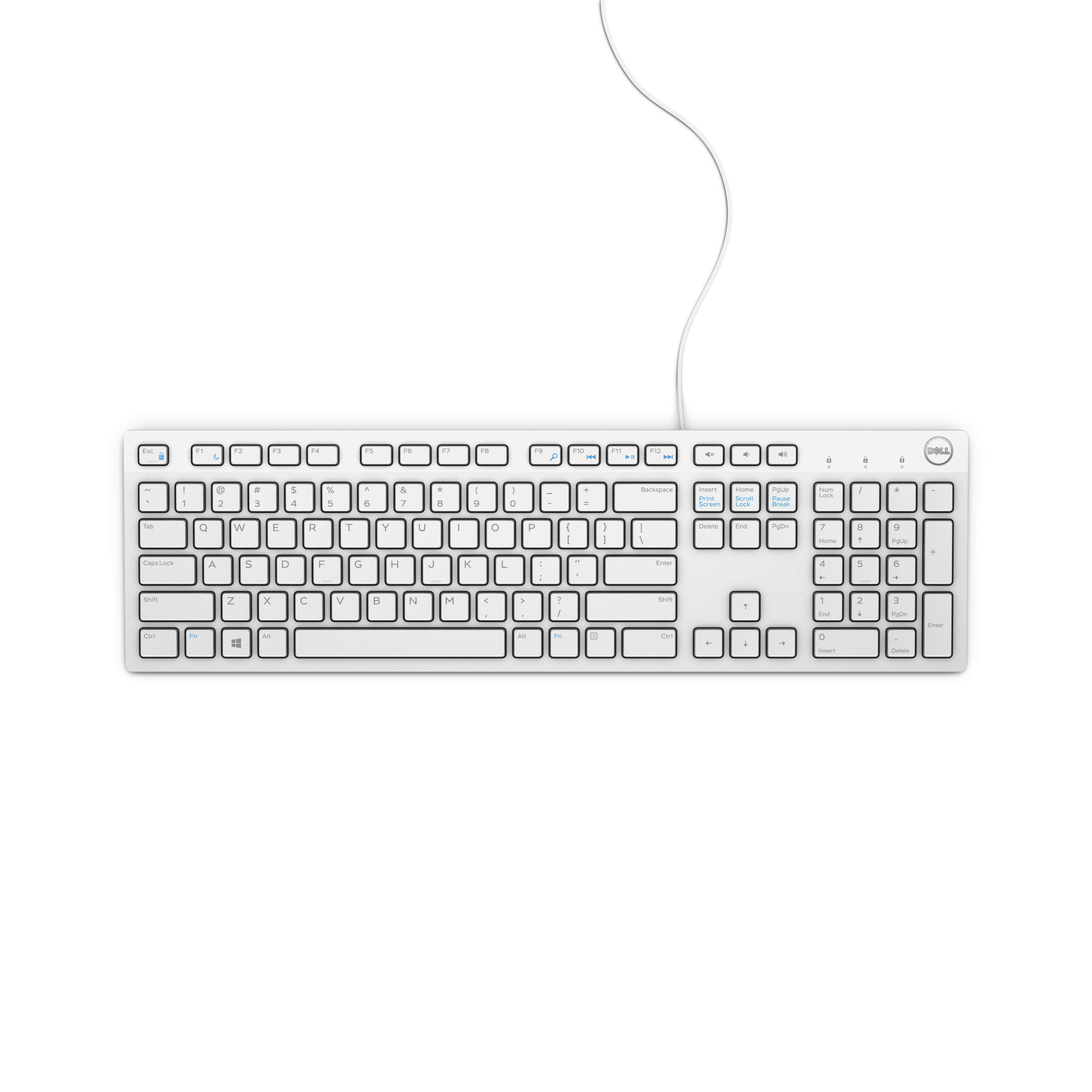 DELL KB216 Tastatur Kablet Tysk