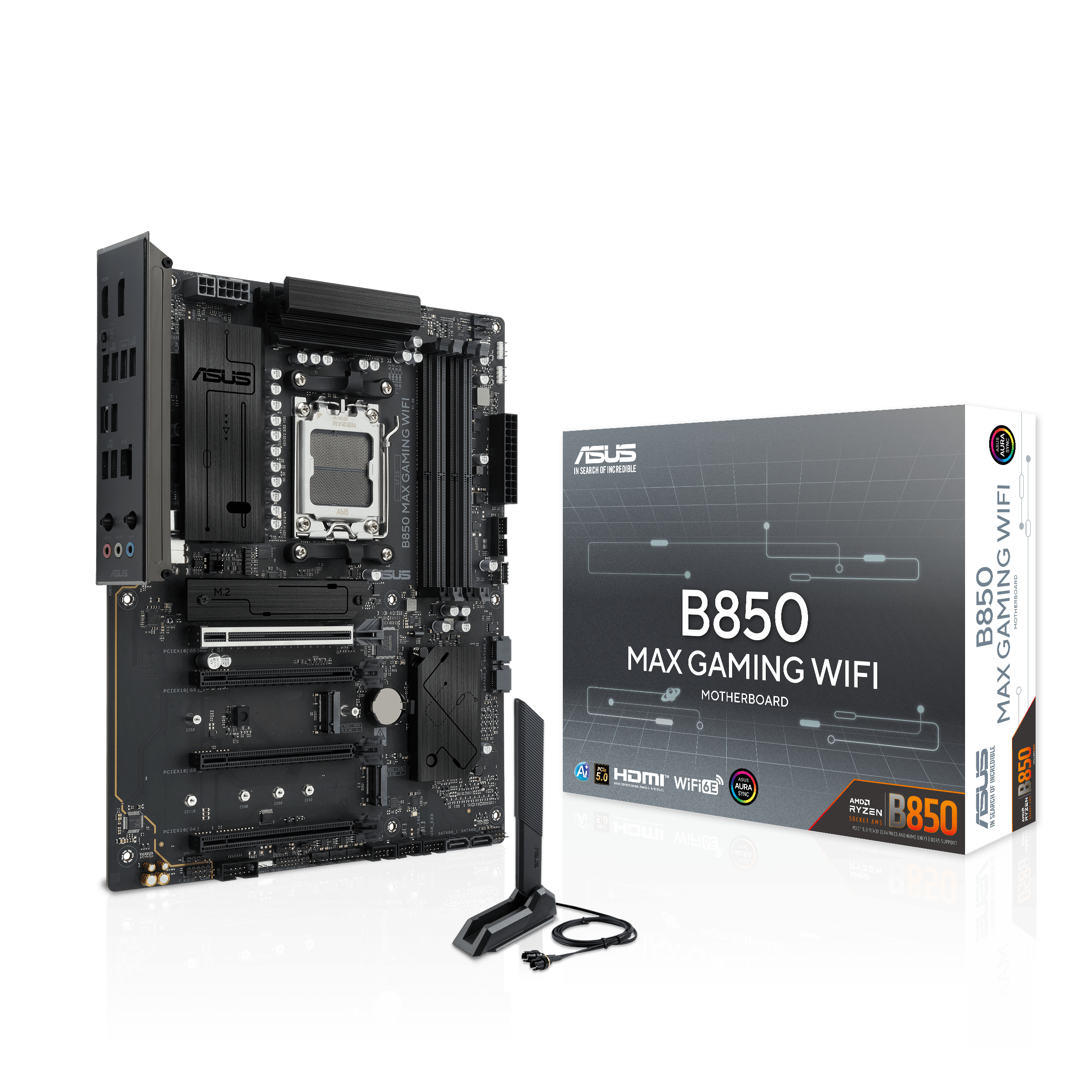 ASUS B850 MAX GAMING WIFI (ATX, B850, AM5, DDR5)