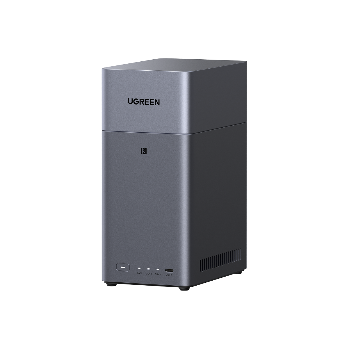 UGREEN NASync DH2300 NAS System 2-Bay 16TB inkl. 2x Toshiba NAS HDD N300 – 8TB