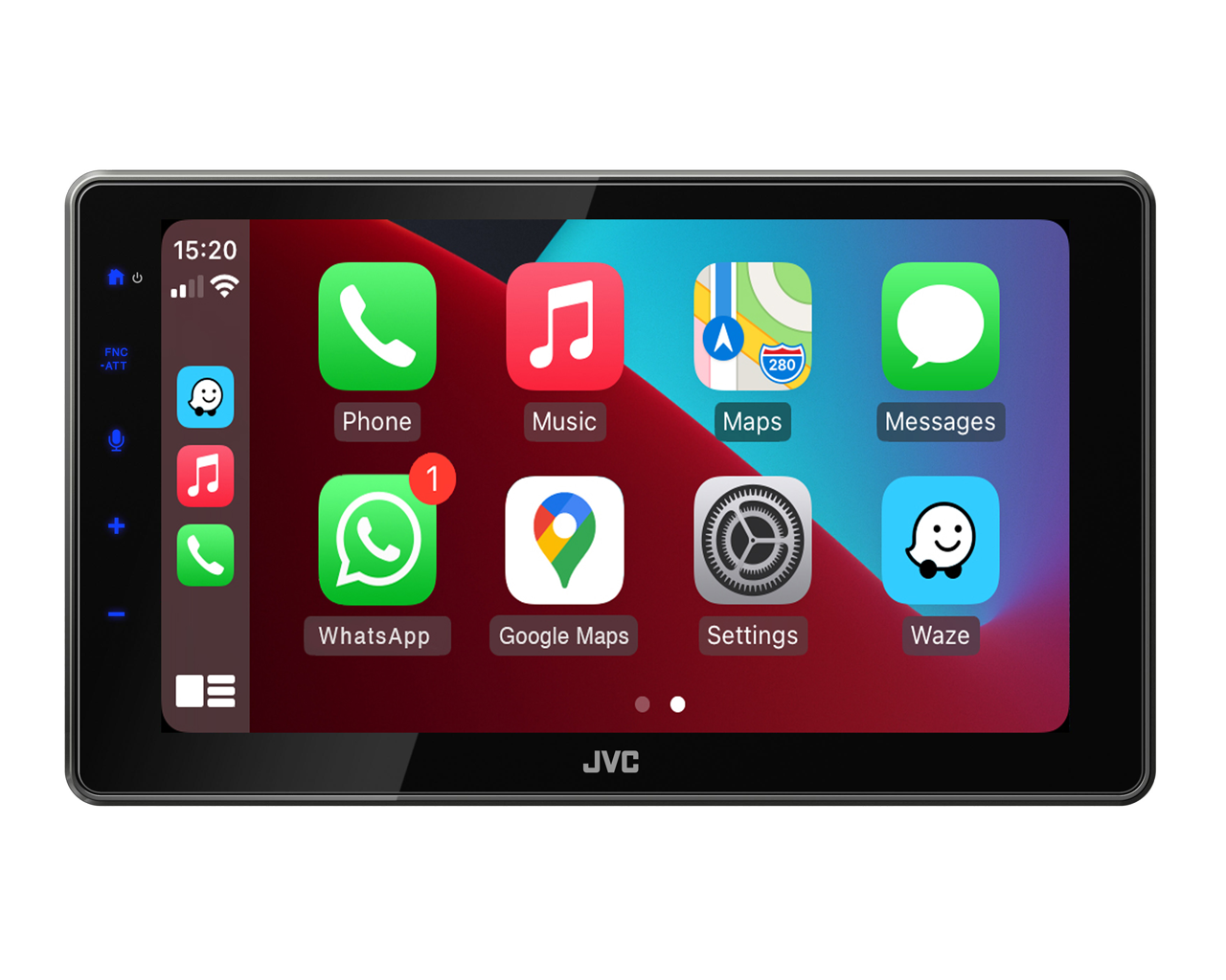 JVC KW-Z900DBW DAB BT 9'' 1DIN WiFi Carplay AndroidAuto