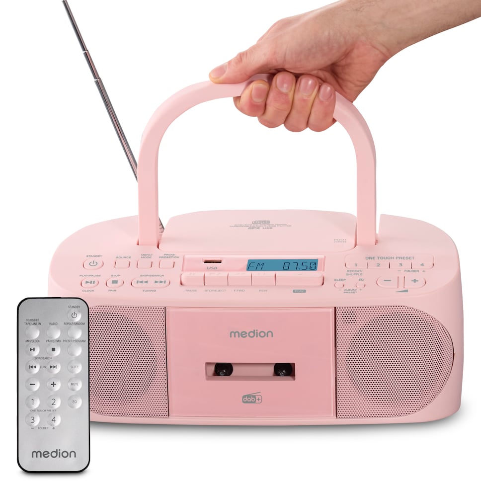 MEDION® LIFE® DRX-1 Plus Boombox pink