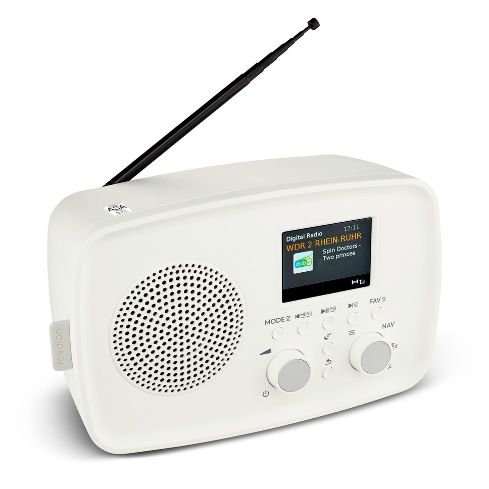Medion LIFE DAB+ Radio DRE-1 weiß