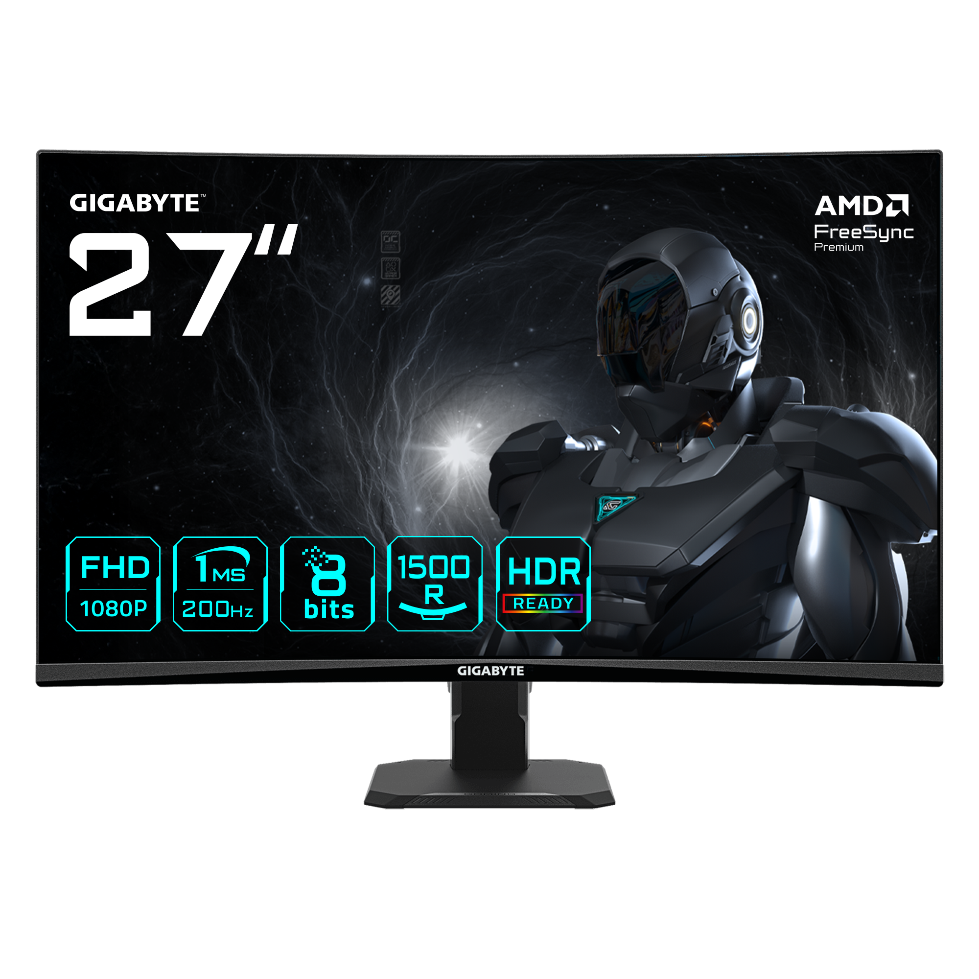 GIGABYTE GS27FCA 27' VA 1920 x 1080 (Full HD) HDMI DisplayPort 200 Hz