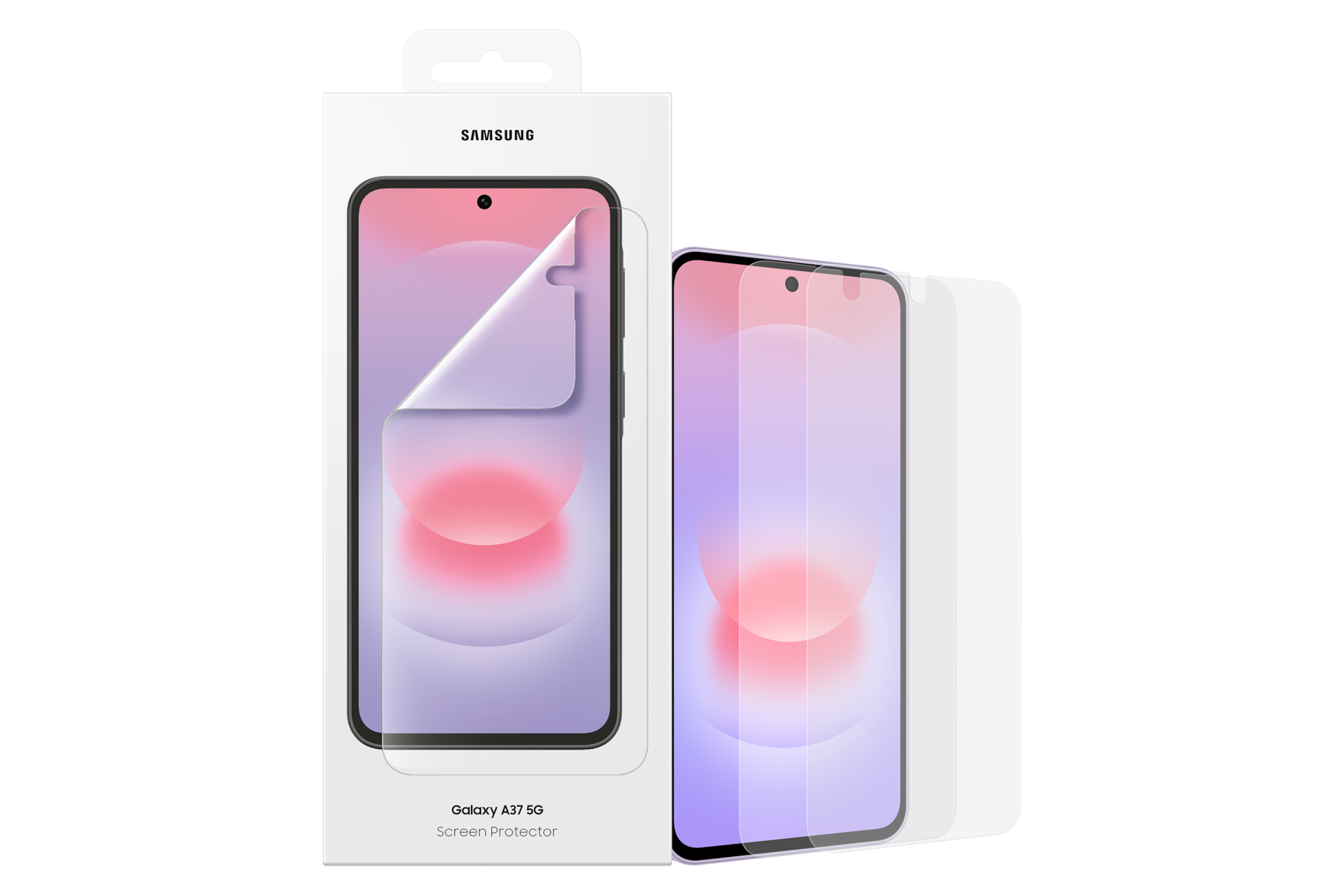 SAMSUNG A37 SCREEN PROTECTOR TRANSPARENT