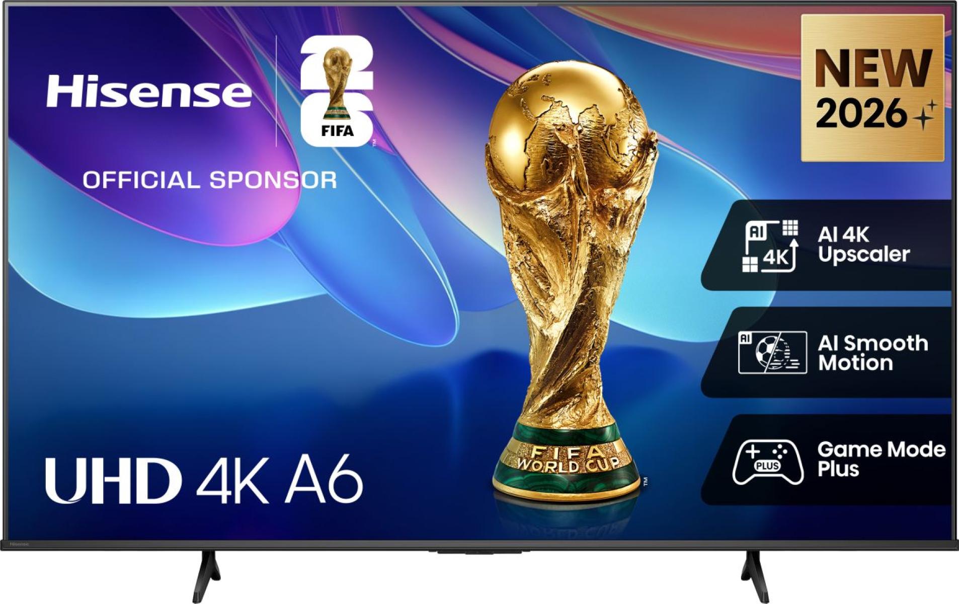 Hisense 55A6S 55' 4K Ultra HD Sort