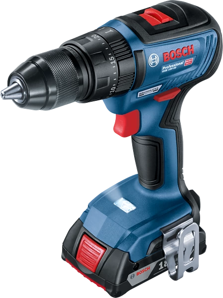 Bosch GSB 18V-50 18V 2 batterier inkluderet