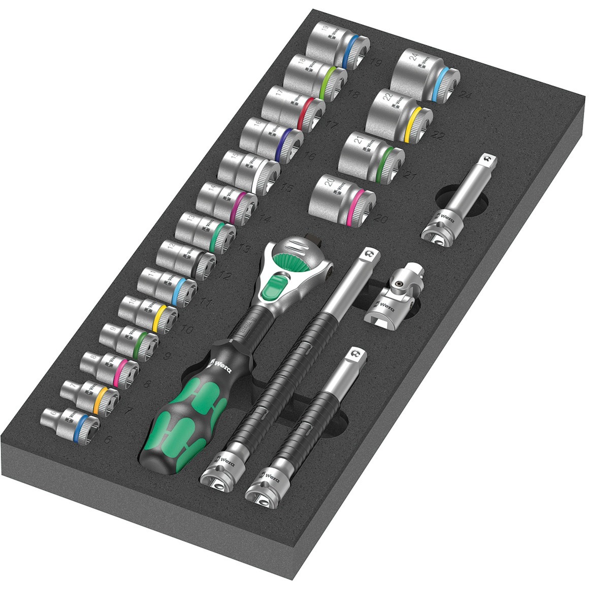 Wera Einlage 8000 B Zyklop 3/8' Set 1 05150111001