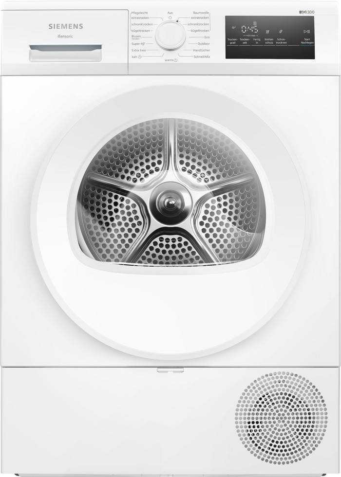 Siemens Waschtrockner WT45HVA4 iQ300 D wh