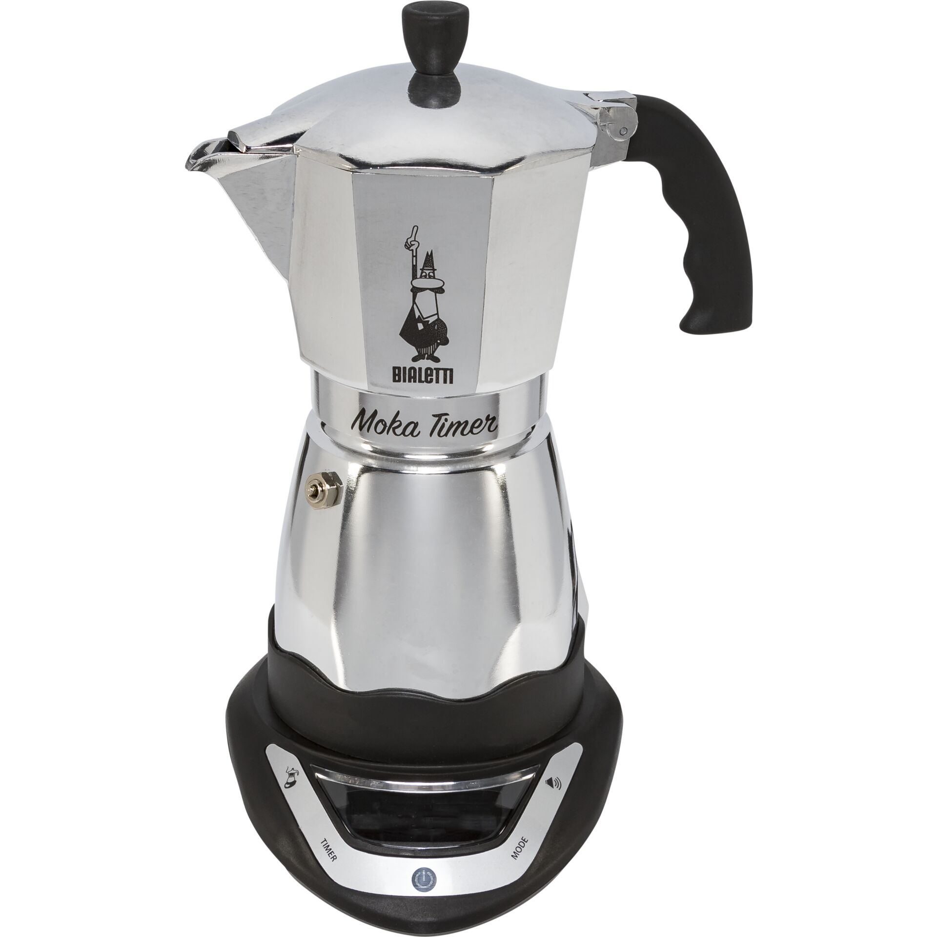 Bialetti EAsy Timer 6 Fuldautomatisk kaffemaskine 0,3L Sølv