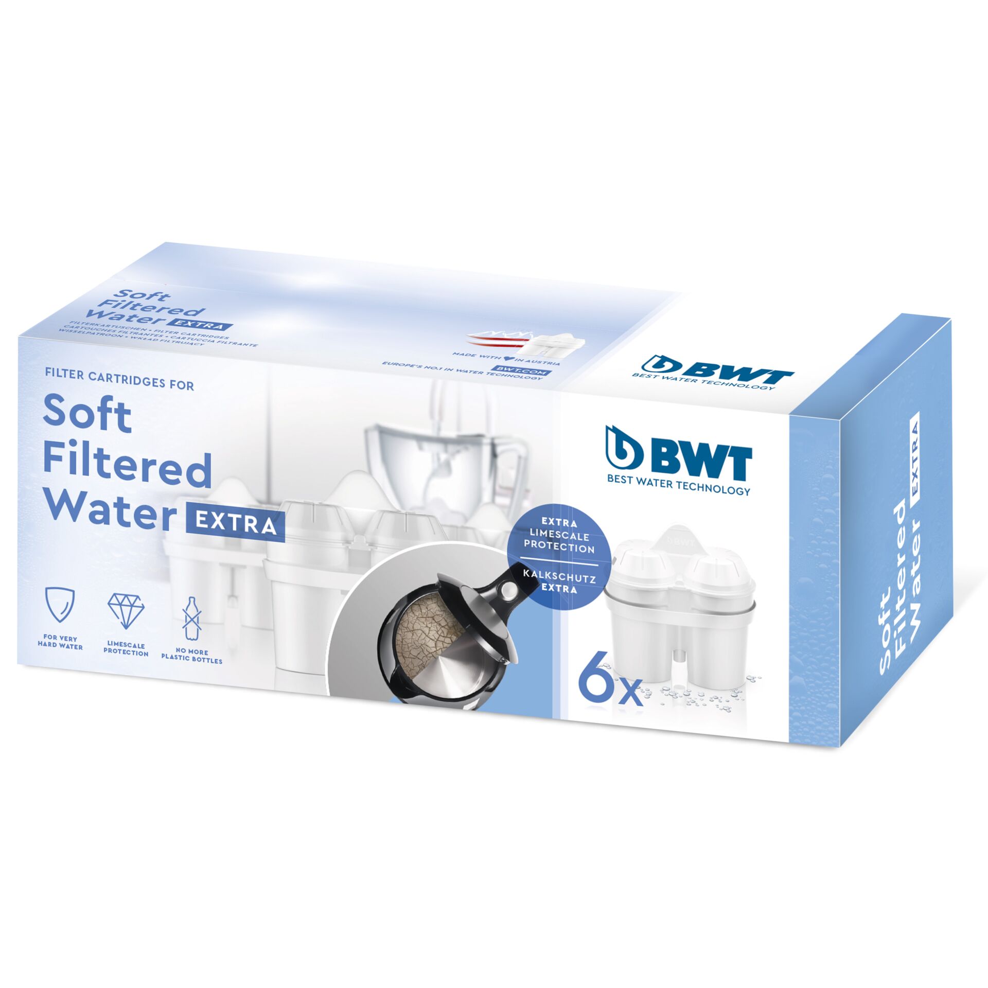 BWT 814873 6er Pack Soft Filtered Water EXTRA