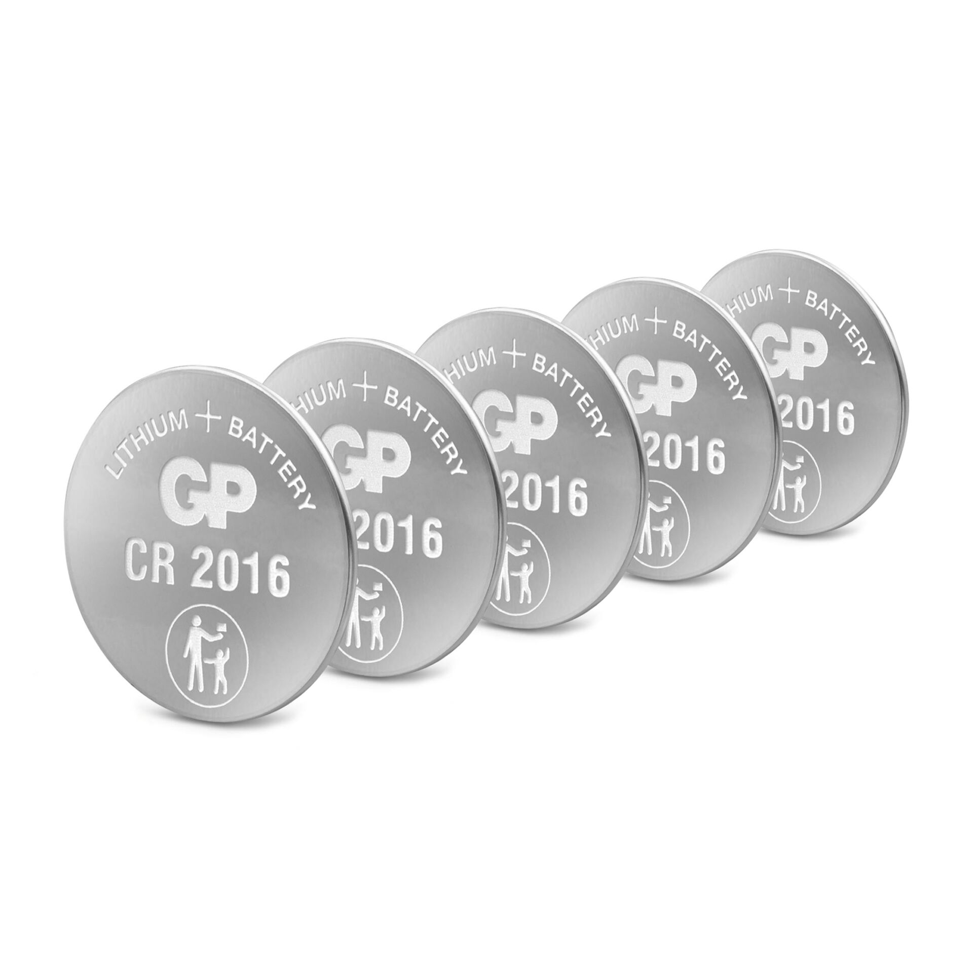 GP Batteries Lithium Cell CR2016 5 stk