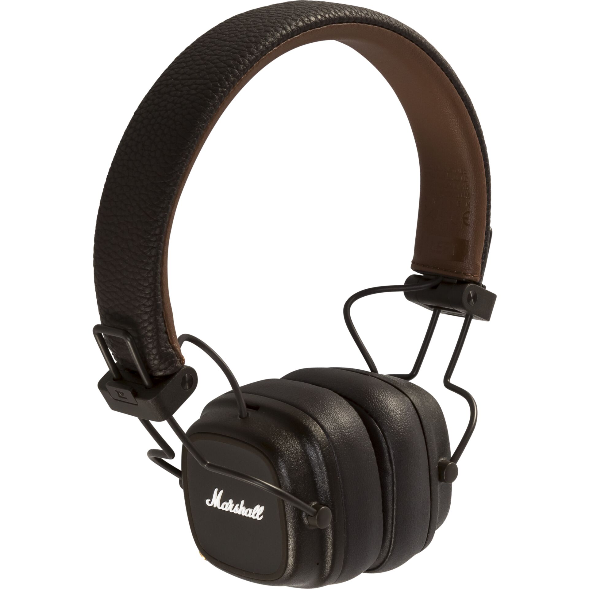 Marshall Major IV Bluetooth Brown - 80+ Stunden Audiowiedergabe verbessertes ergonomisches Design, multidirektionaler Bedienknopf